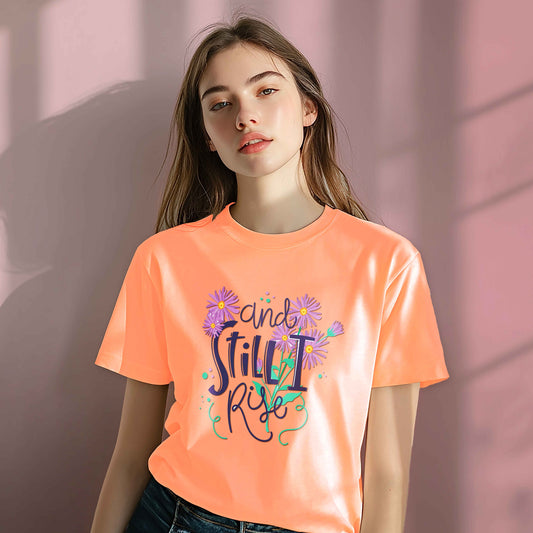 Women Cotton Tshirt - Still i Rise