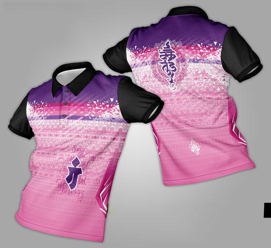 Ganpati Printed Fabric Collar T-Shirt 099