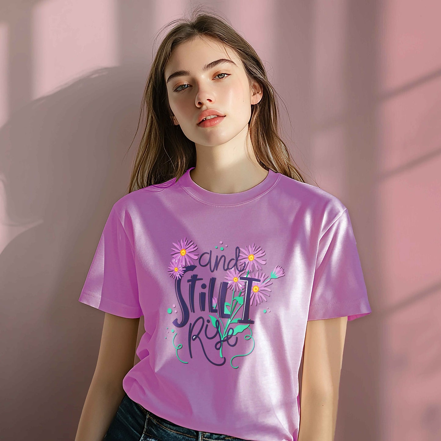 Women Cotton Tshirt - Still i Rise
