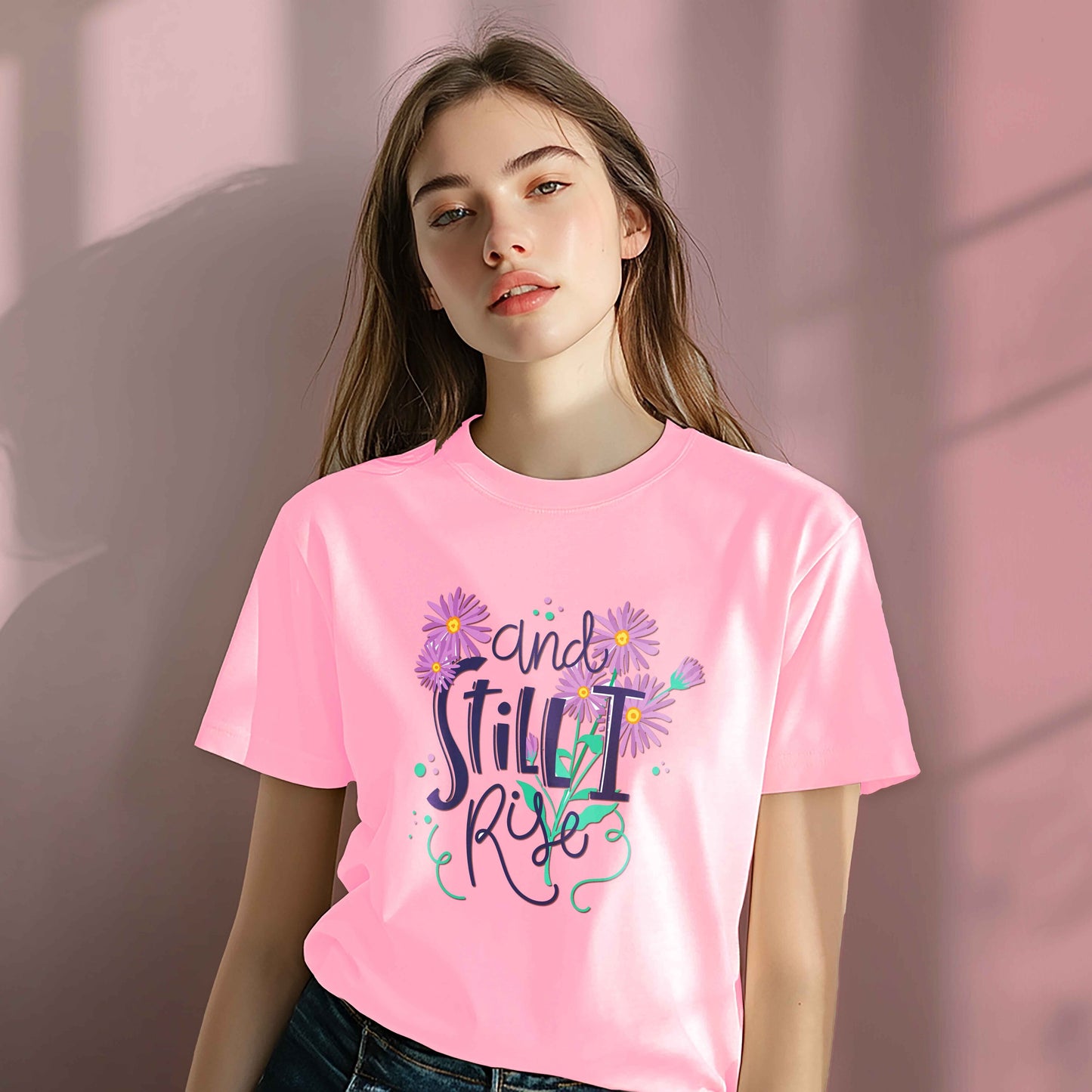 Women Cotton Tshirt - Still i Rise